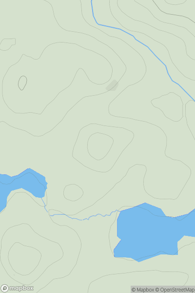 Thumbnail image for Cnoc nan Caorach [Lewis and Nearby Islands] showing contour plot for surrounding peak
